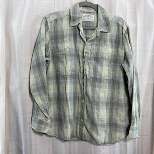 REI COOP Plaid Long Sleeve Button Up Shirt Mens‎ XL Normcore Dadcore Everyday